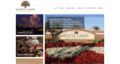 Desktop Screenshot of maplelawnmd.com